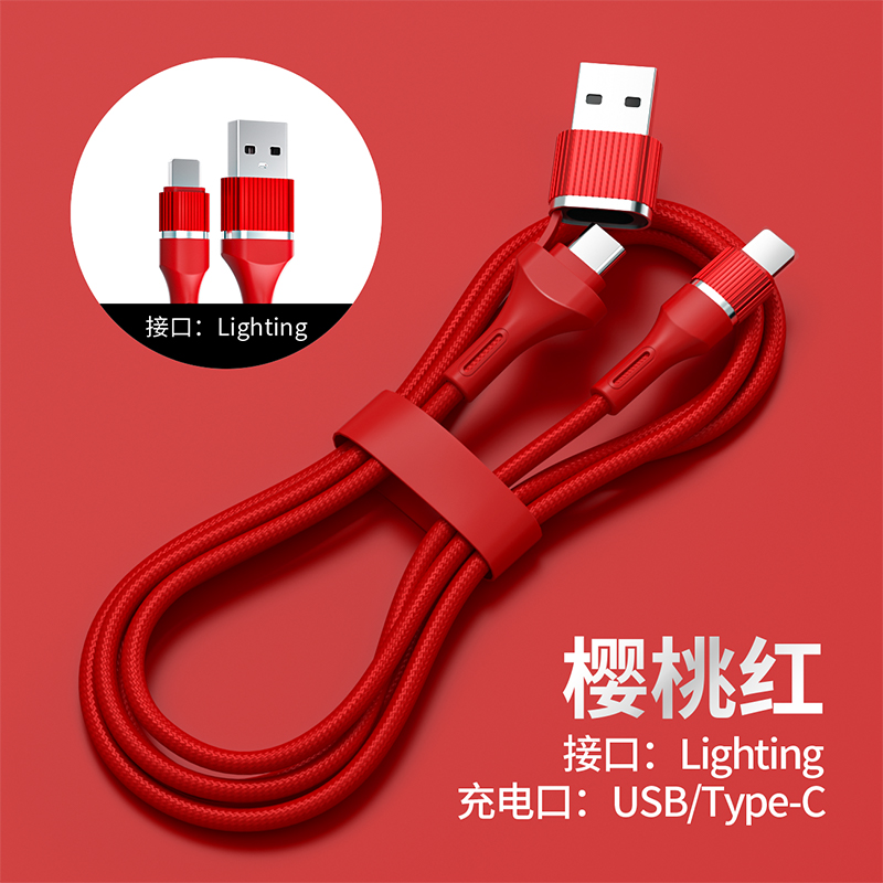 条纹pd二合一数据线 Lighting